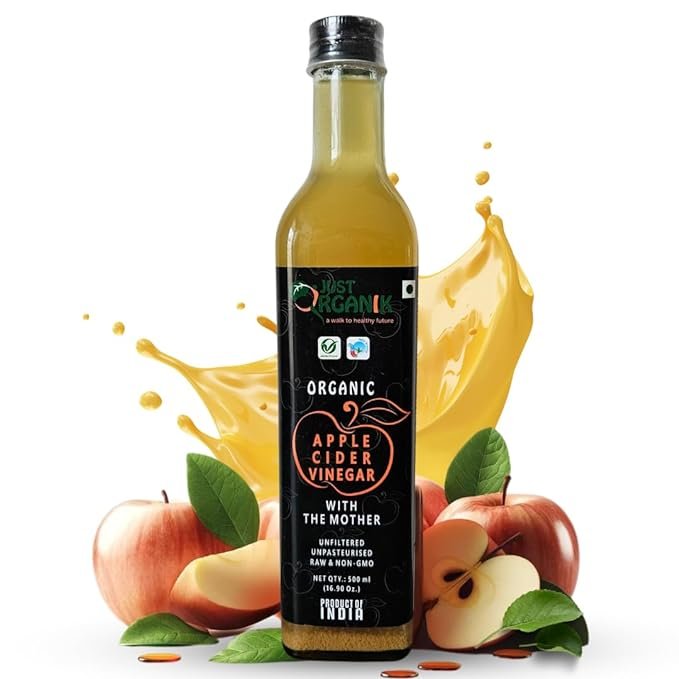 Just Organik Organic apple cider vinegar with the mother- 500ml