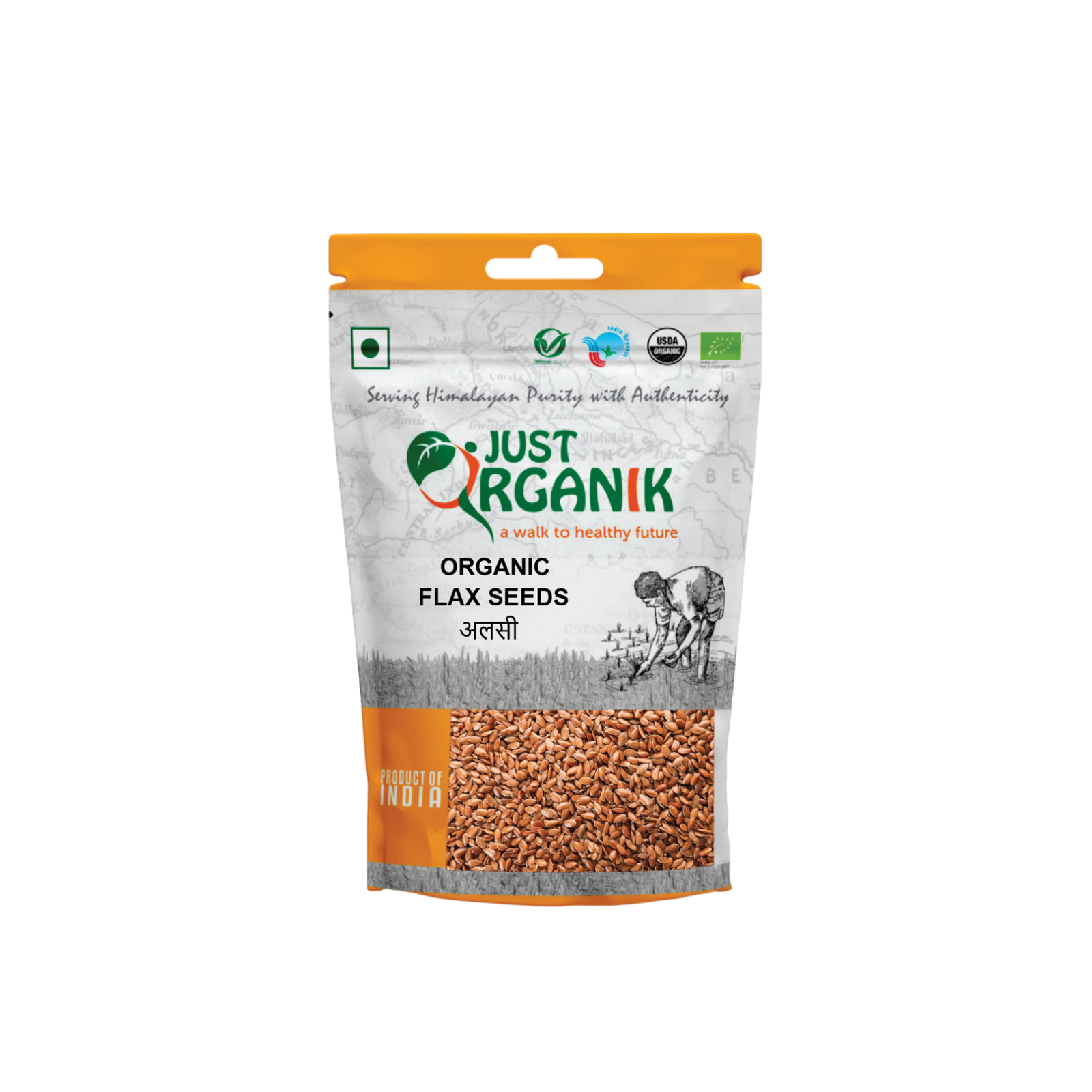 Organic Flax Seeds Just Organik Organic Flax Seeds